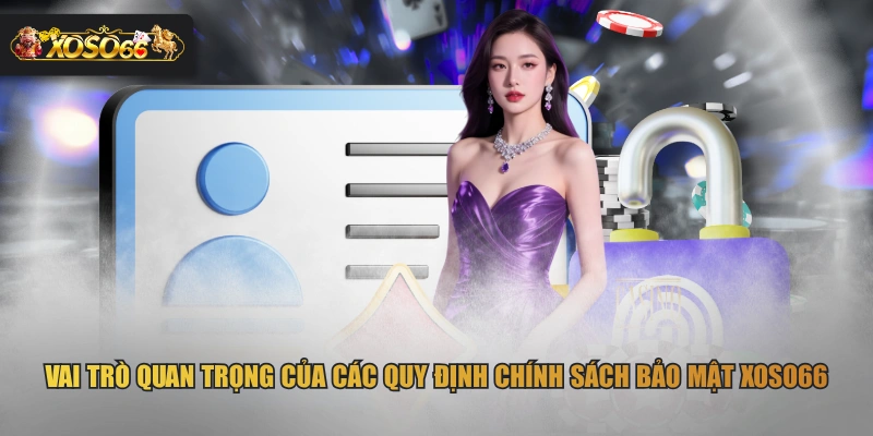 Vai trò quan trọng của các quy định chính sách bảo mật XOSO66